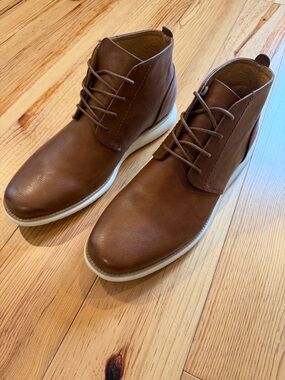 Brown Nine West Men's Chukka Boots - Classic Casual